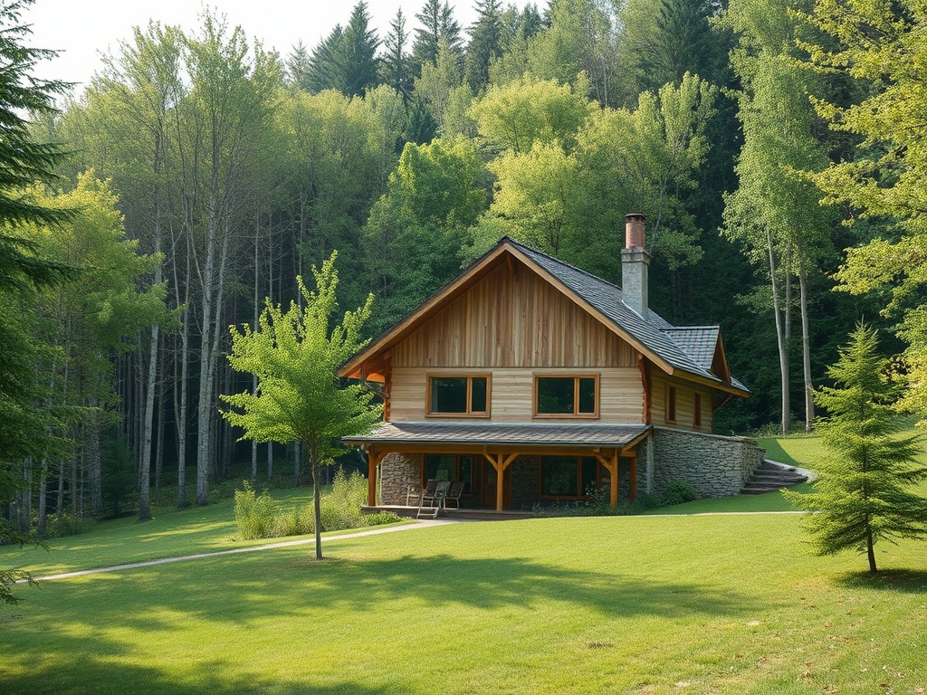 GoodДом | Дом-студия из клееного бруса для жизни на природе